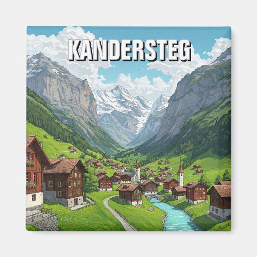 Aimant Kandersteg Suisse Travel (Devant)