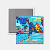 Aimant Kandinsky - Deux maisons (Recto/Verso)