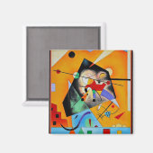 Aimant Kandinsky - Harmonie tranquille, (Recto/Verso)