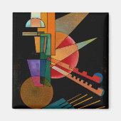 Aimant Kandinsky - Interprétation Abstraite (Devant)