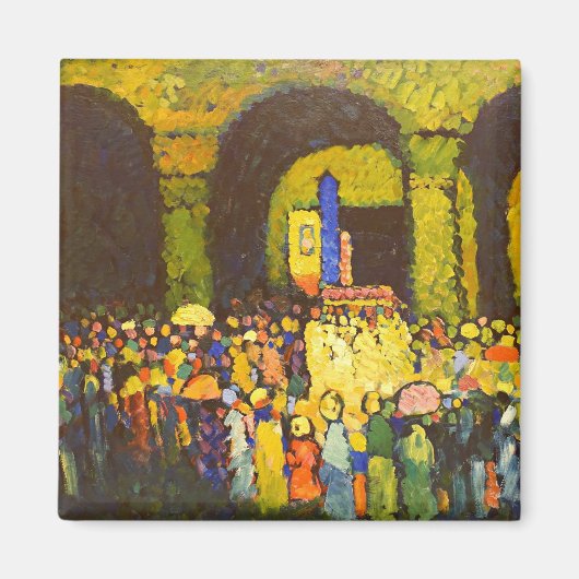 Aimant Kandinsky - La Ludwigskirche à Munich (Devant)