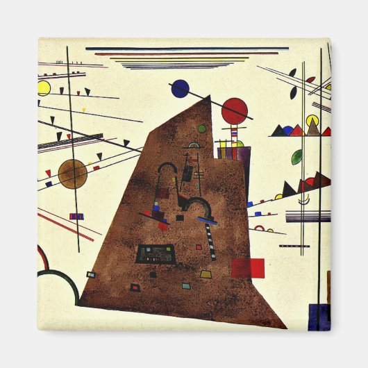 Aimant Kandinsky - Lourd entre la lumière (Devant)