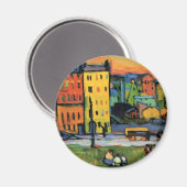 Aimant Kandinsky - Maisons à Munich, (Recto/Verso)