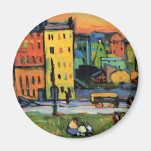 Aimant Kandinsky - Maisons à Munich,