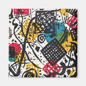 Aimant Kandinsky - Petits Mondes V, Art abstrait (Devant)