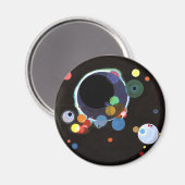 Aimant Kandinsky - Plusieurs cercles, (Recto/Verso)