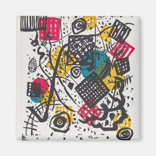 Aimant Kandinsky Small Worlds V Classic Abstrait