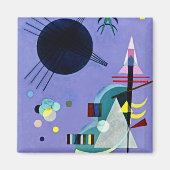 Aimant Kandinsky - Violet Vert (Devant)