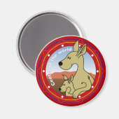 Aimant Kangaroo (Recto/Verso)