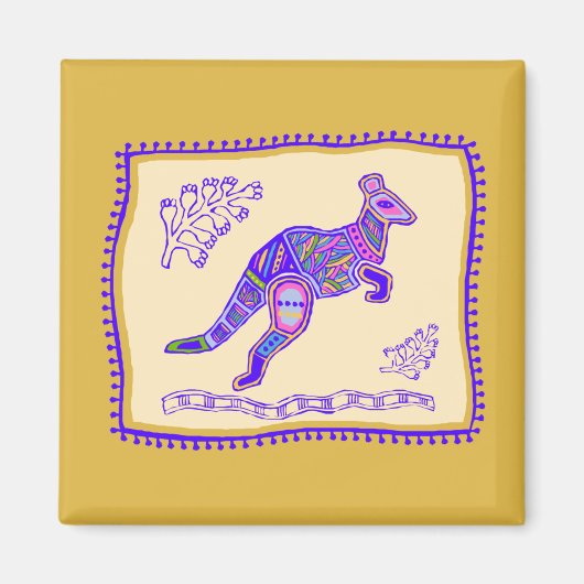 Aimant Kangaroo Quilt (Devant)