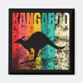 Aimant Kangaroo Retro (Devant)