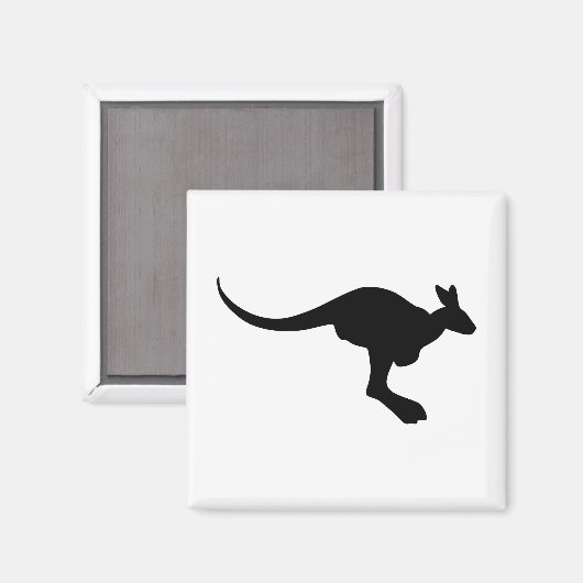 Aimant Kangaroo Silhouette (Recto/Verso)