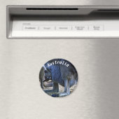 Aimant Kangourou bébé dans la poche de la mère - Australi (In Situ (Lave-vaisselle))