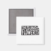 Aimant Kansas : L'État du tournesol (Recto/Verso)