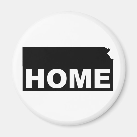 Aimant Kansas Maison Loin De L'Aimant Du Réfrigérateur D' (Devant)