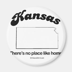 Aimant KANSAS - T-shirts et tenues "KANSAS STATE MOTTO"