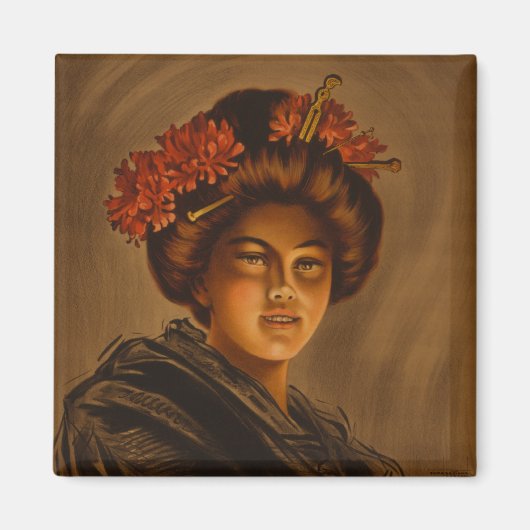 Aimant Karama : Actrice japonaise Romance Geisha (Devant)