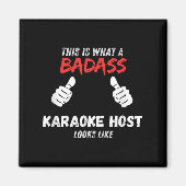 Aimant Karaoke Funny This Is What A Bad Karaoke Host Look (Devant)