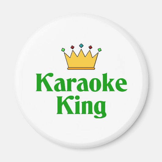 Aimant Karaoke King (Devant)