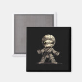 Aimant Karate de poupée vaudou mignon (Recto/Verso)