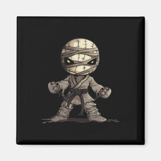 Aimant Karate de poupée vaudou mignon (Devant)