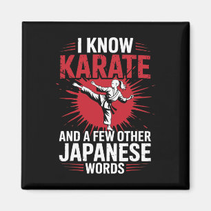 Aimant Karate Je Connais Karate Et Quelques Autres Mots J