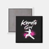 Aimant Karate Karate Girl (Recto/Verso)