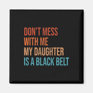Aimant Karate Maman Ma Fille Est Une Ceinture Noire Arts
