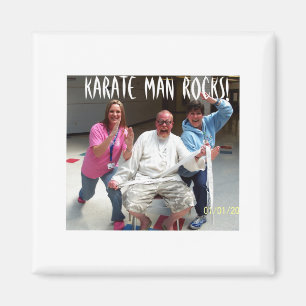 Aimant Karate Man Rocks T Shirt