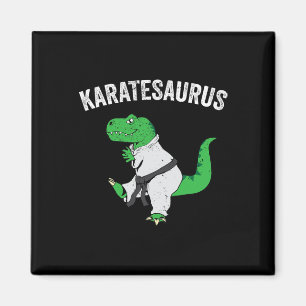 Aimant Karateka T Rex Dinosaure Mignon Dino Arts Martiaux