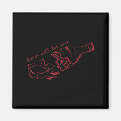 Aimant Karen With Her Wine  (Devant)