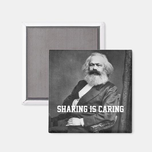 aimant Karl Marx (Recto/Verso)