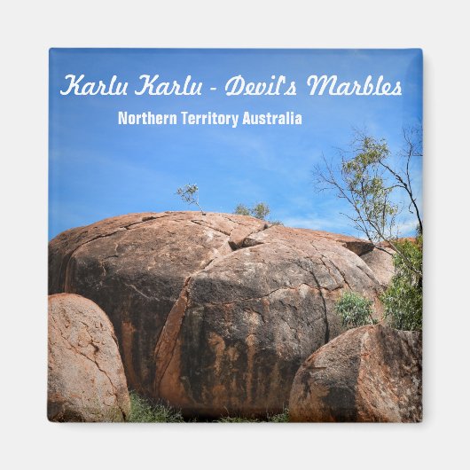 Aimant Karlu Karlu "Les billes du diable" (Devant)