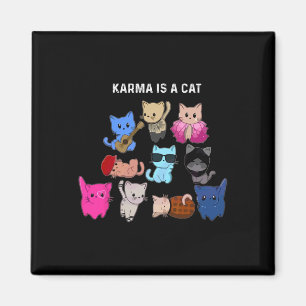 Aimant Karma Est Un Chat Chat Drôle Amoureux de les chats