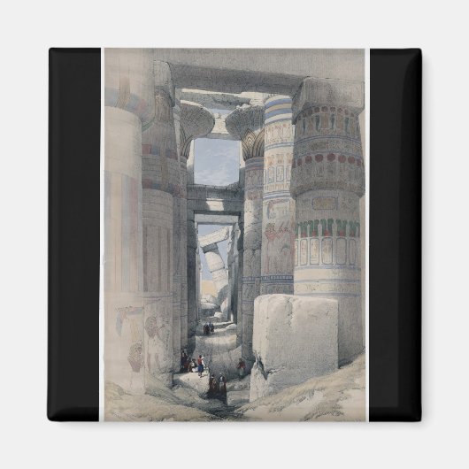 Aimant Karnak - Dromos ou première cour du temple (Devant)
