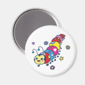 Aimant Kat le chenille (Recto/Verso)