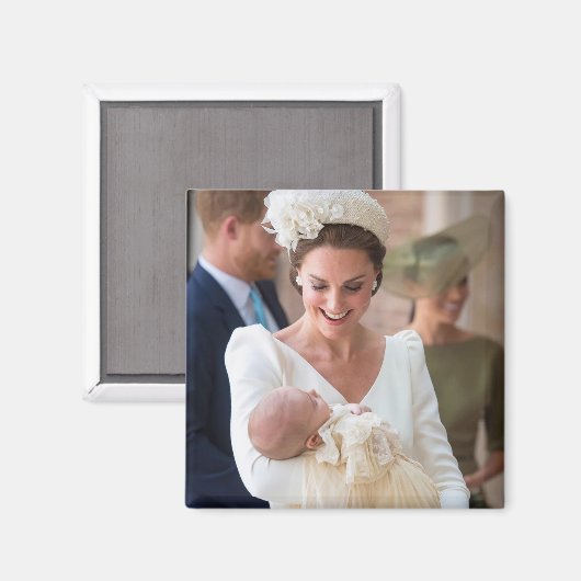 Aimant Kate Middleton et Prince Louis (Recto/Verso)