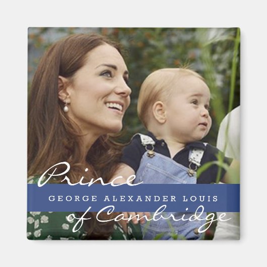 Aimant Kate Middleton Prince George (Devant)