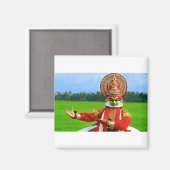 Aimant Kathakali Dance Forme De Kerala, Inde (Recto/Verso)