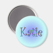 Aimant Katie Arc-en-ciel (Recto/Verso)