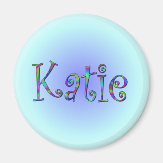 Aimant Katie Arc-en-ciel (Devant)