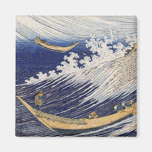 Aimant Katsushika Hokusai. vagues (Devant)