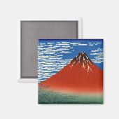 Aimant Katsushika Hokusai - Vent Fin, Matin Clair (Recto/Verso)