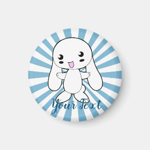 Aimant Kawaii Bunny sur la coutume de l'accolade