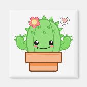 Aimant Kawaii Cactus (Devant)