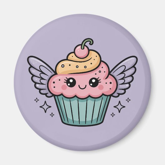 Aimant Kawaii Cupcake (Devant)