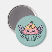Aimant Kawaii Cupcake (Recto/Verso)
