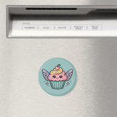 Aimant Kawaii Cupcake (In Situ (Lave-vaisselle))