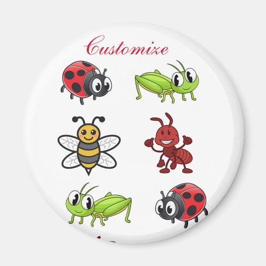 Aimant Kawaii Insectes Thunder_Cove (Devant)