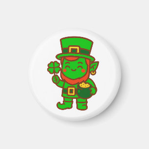 Aimant Kawaii Lucky Leprechaun